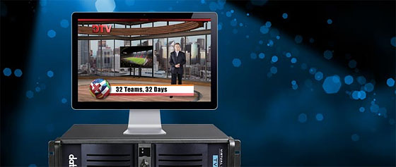 Datavideo TVS-1000A bei einer Produktion im virtuellen Studio