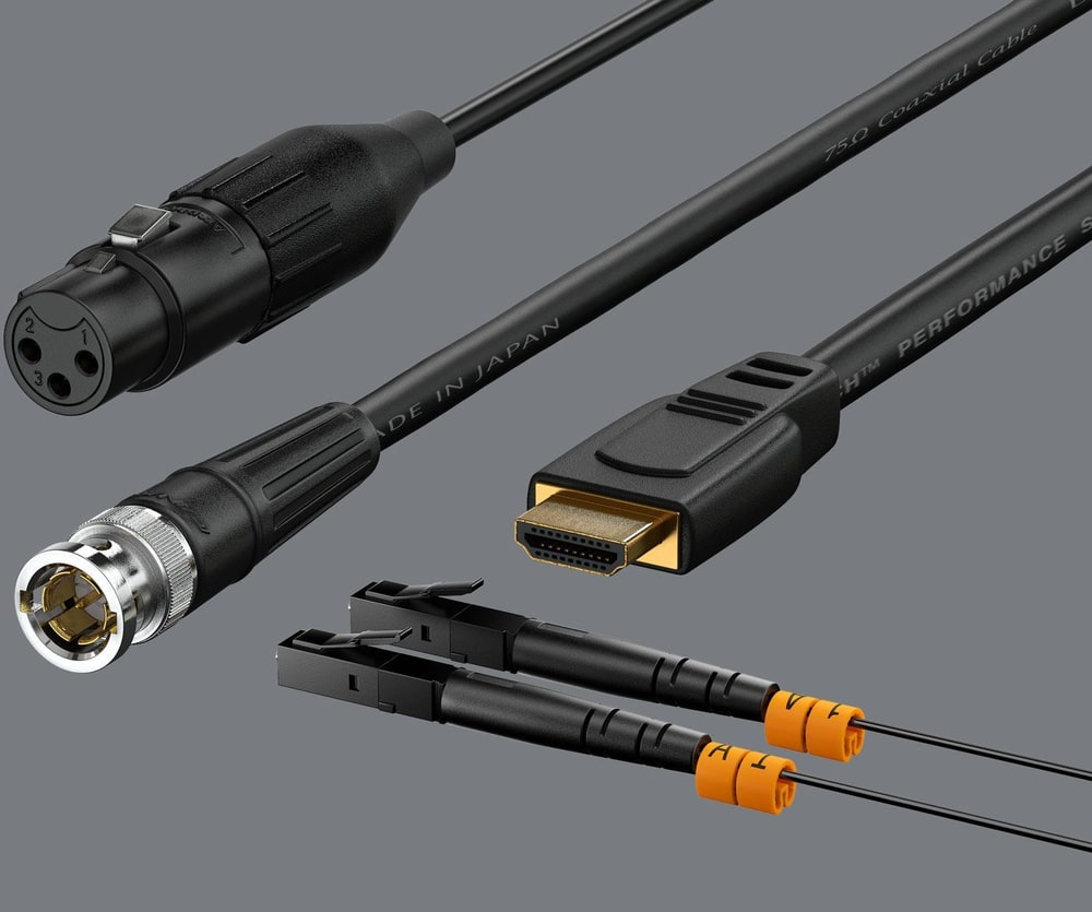 ATEM Camera Converter – Übliche Kabel und Stecker