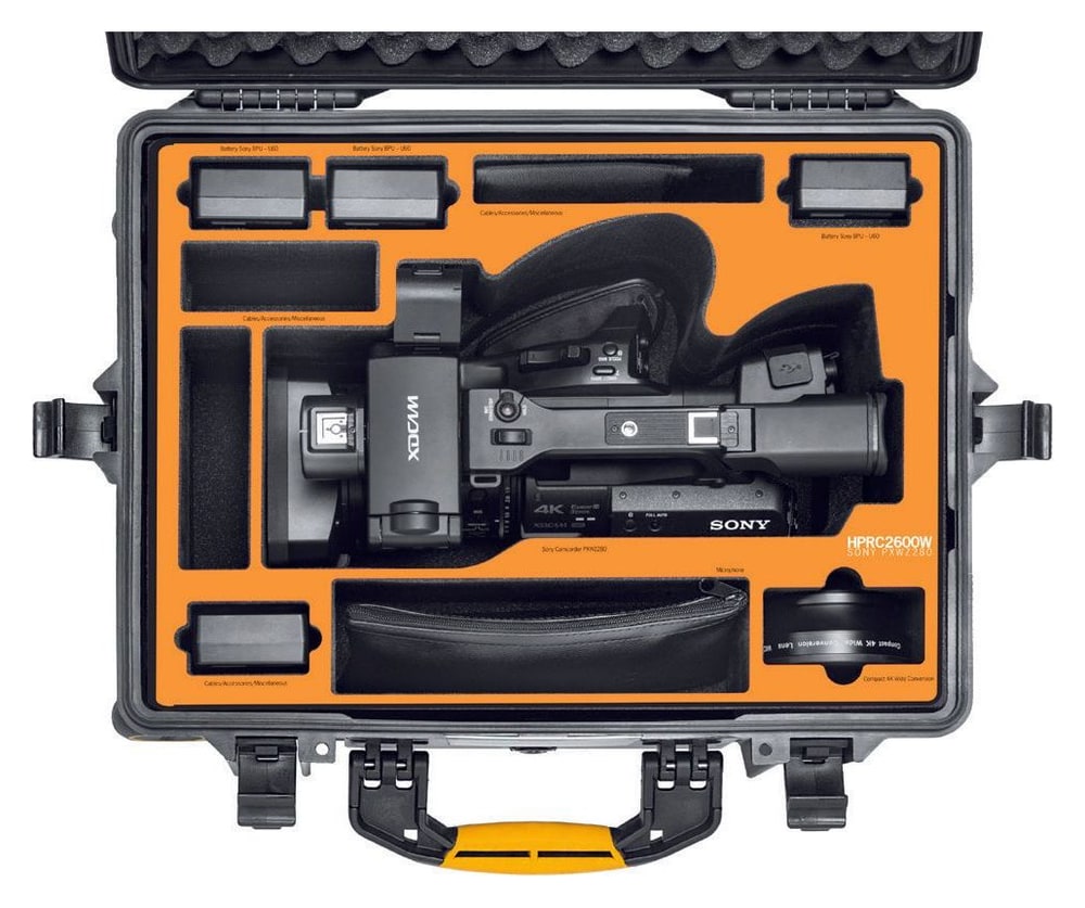 HPRC 2600W – Passgenaue Einlage für Sony PXW-Z280