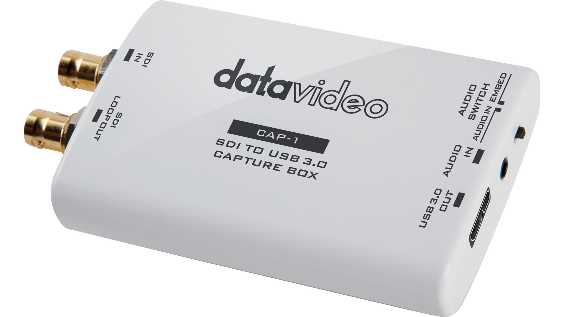 Kompakter 3G-SDI-auf-USB-3.0-Capture-Konverter Datavideo CAP-1