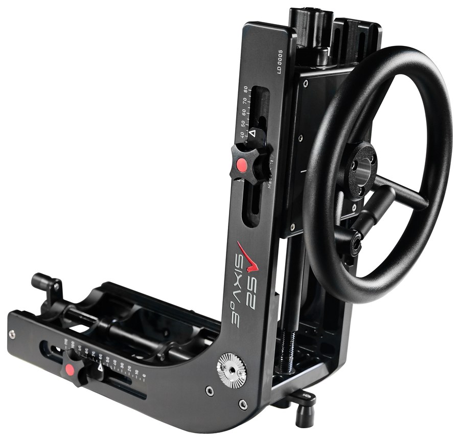 Cartoni Lambda 25 3. Achse – Dritte Achse mit Handrad