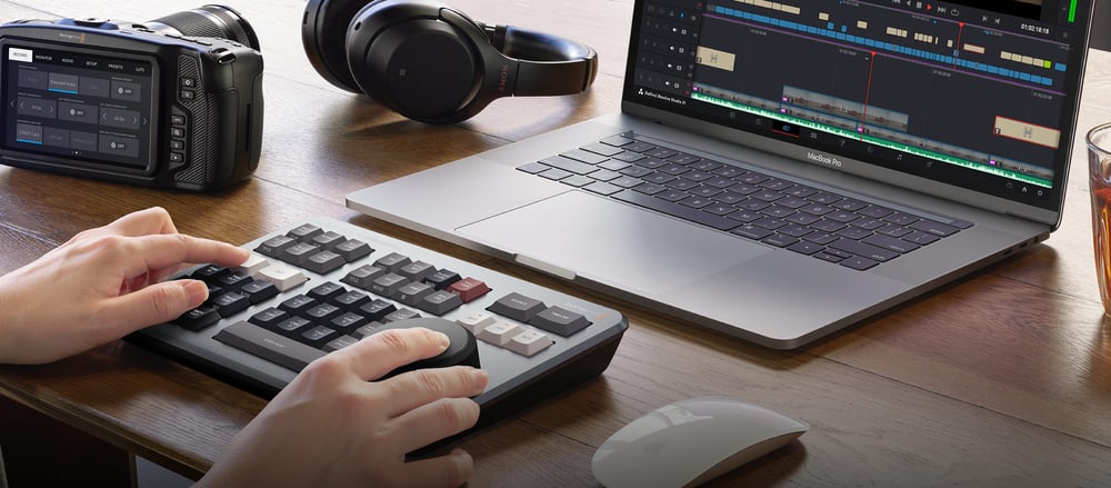 DaVinci Resolve Speed Editor – Bluetooth und eingebauter Akku