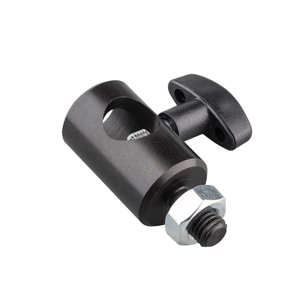 Manfrotto 014MS – Detail der M10-Schraube und des Klemmmechanismus