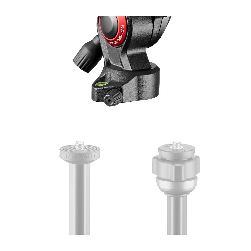 Montagebasis des Manfrotto MVH400AH für Befree-Stative