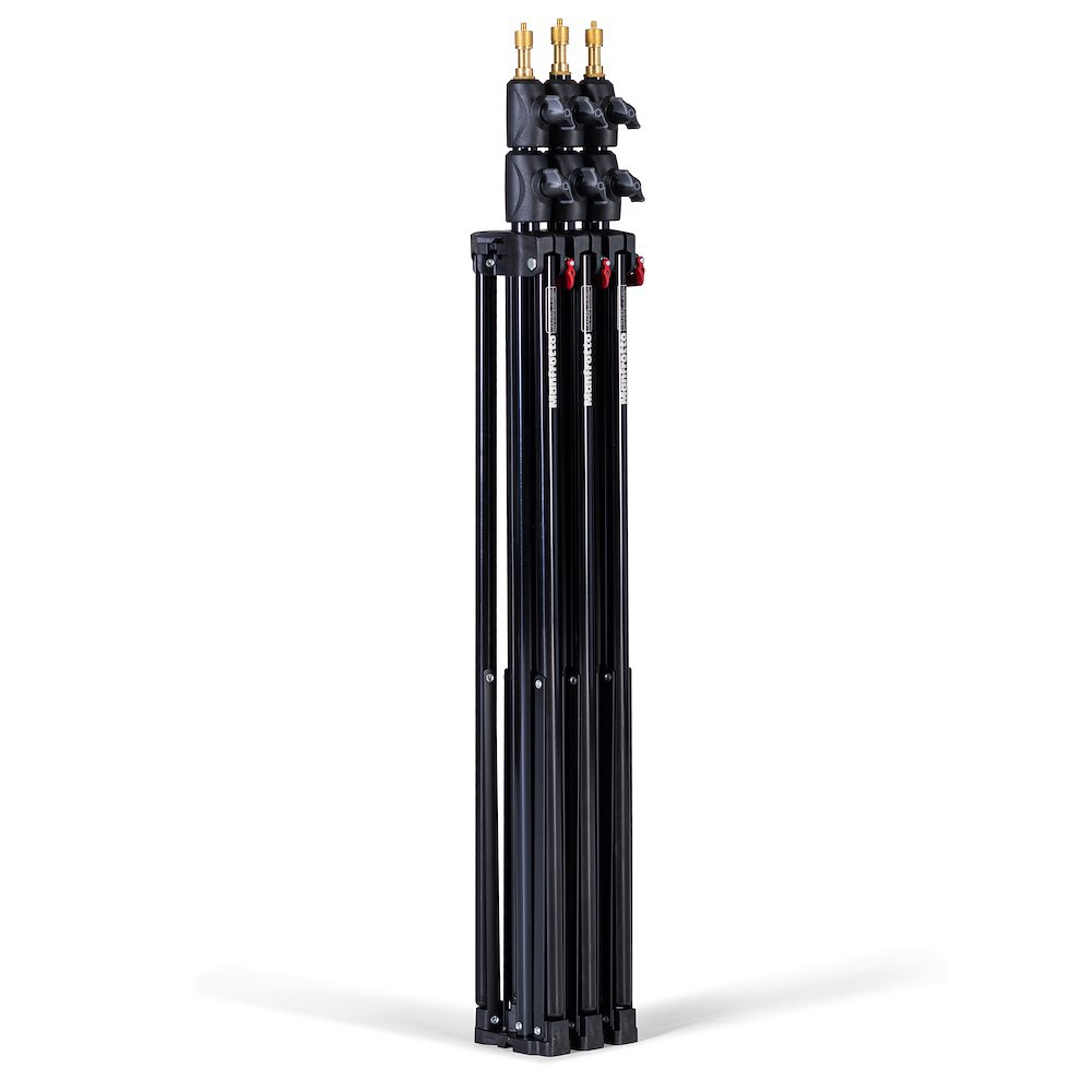 Manfrotto 1052BAC-3 Set aus drei Lichtstativen