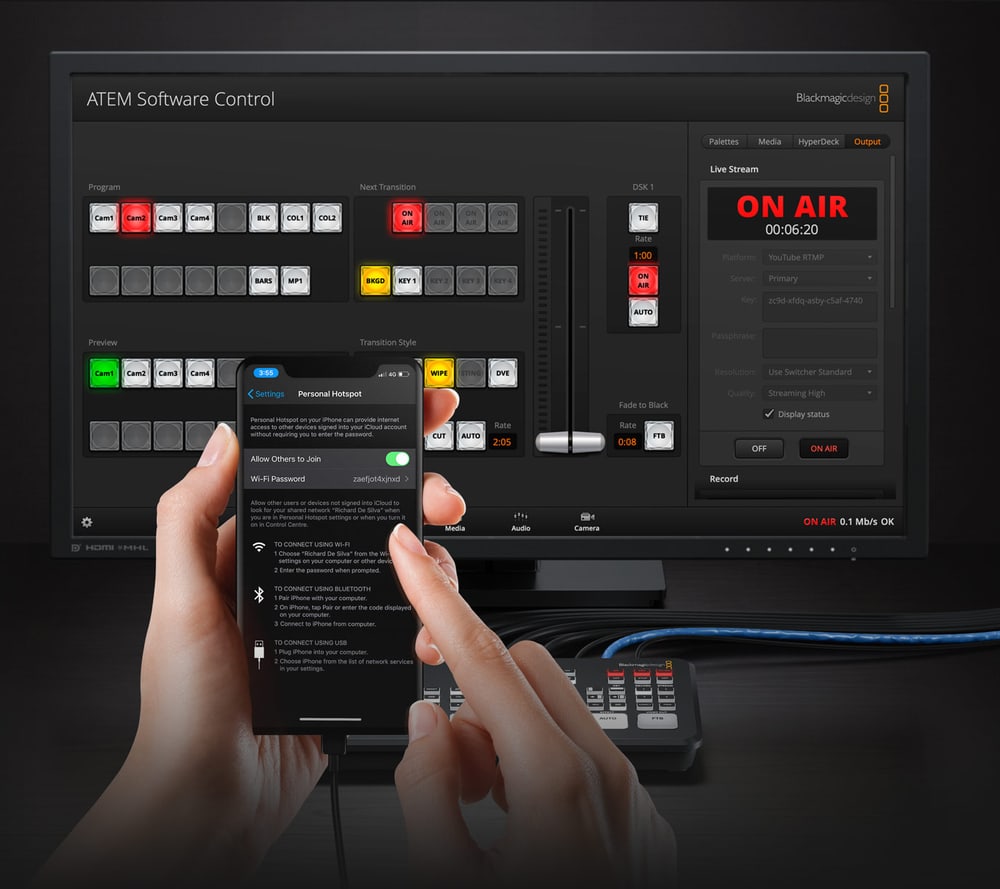 ATEM Mini Extreme – Streaming und Aufnahme ohne Computer