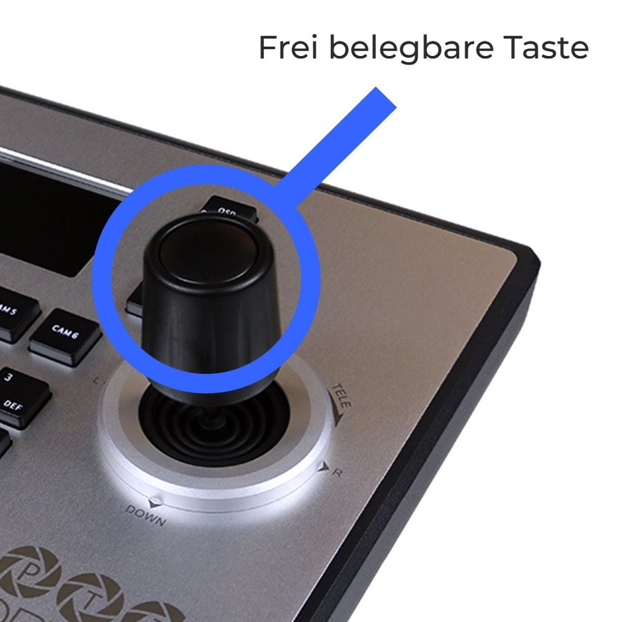 Frei belegbare Taste am Joystick