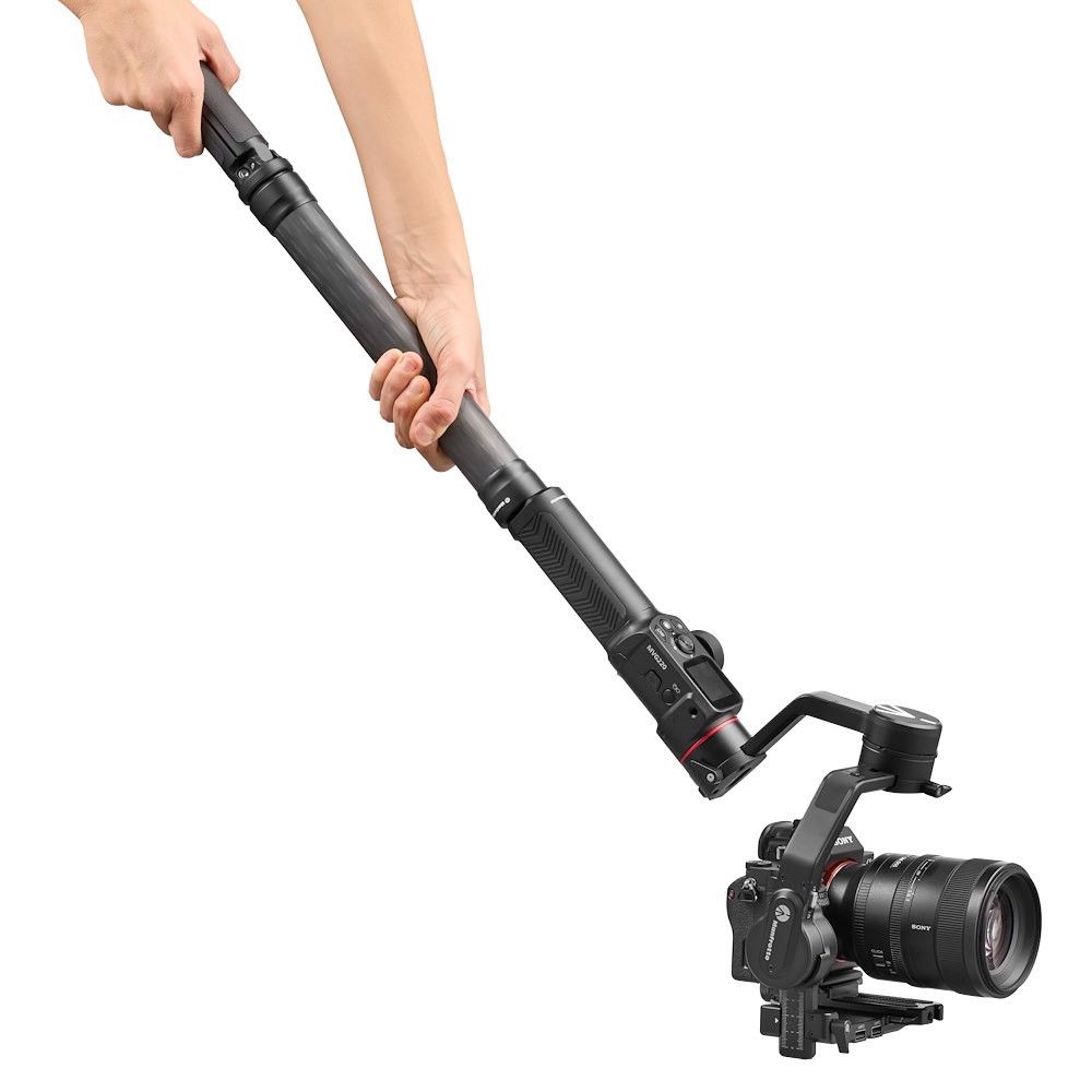 Manfrotto MVGEXT für eine bodennahe Aufnahme