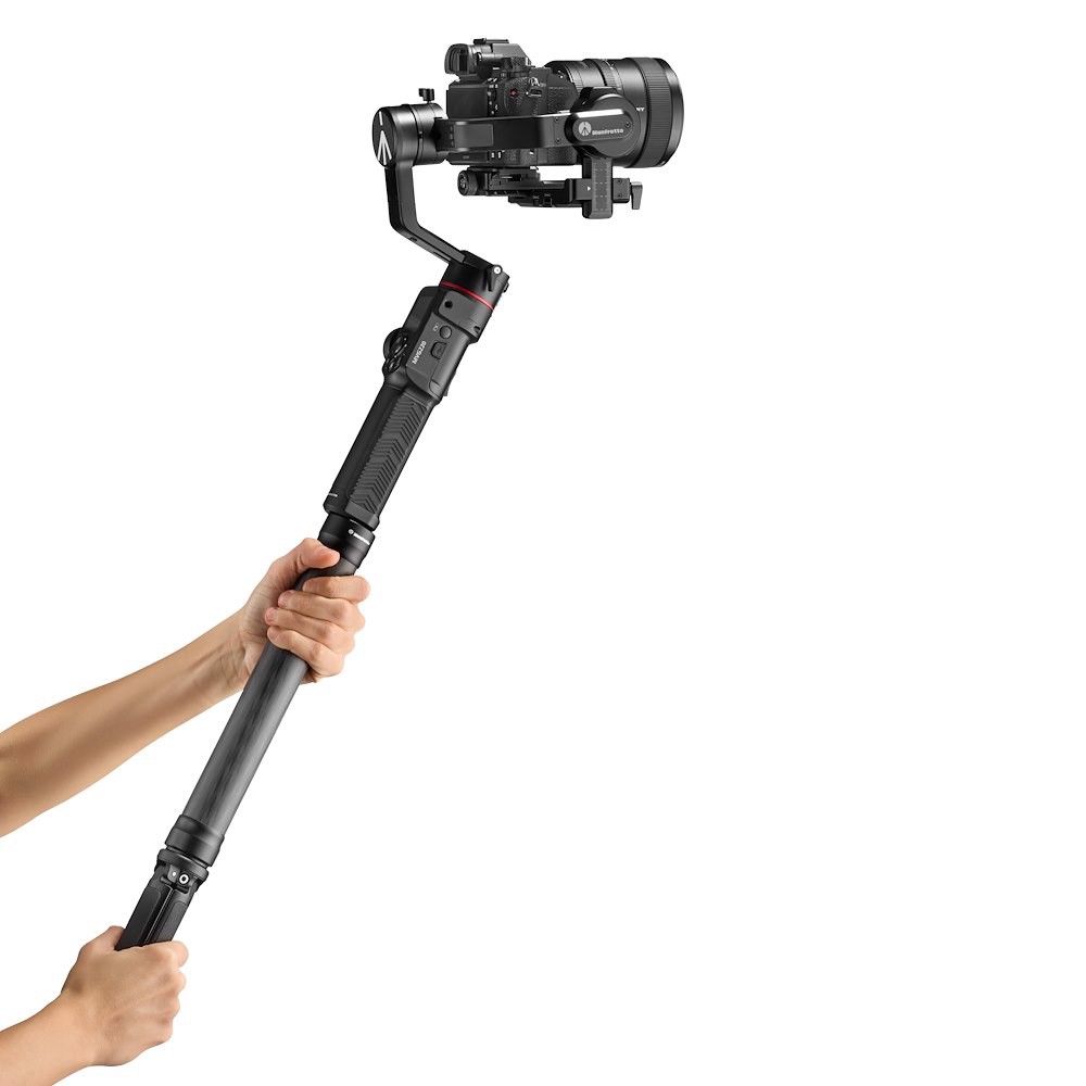Manfrotto MVGEXT bei normaler Gimbal-Haltung