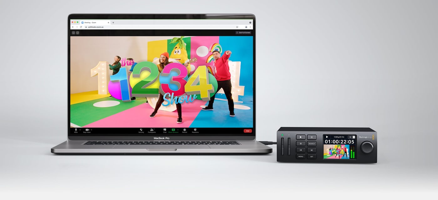 HyperDeck Studio HD Mini – Ausgabe als Webcam
