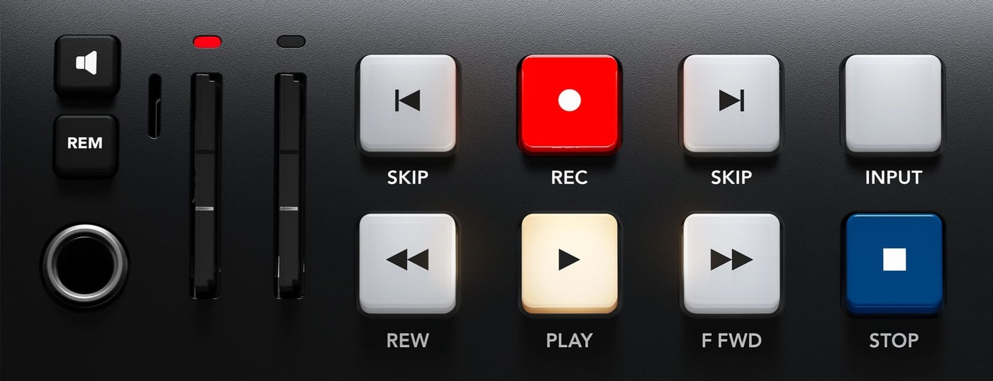 HyperDeck Studio HD Plus – Bedienung wie bei Sende-MAZ
