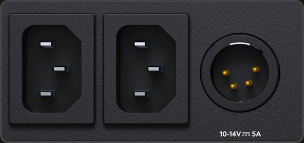 HyperDeck Studio 4K Pro – Zwei redundante Netzteile