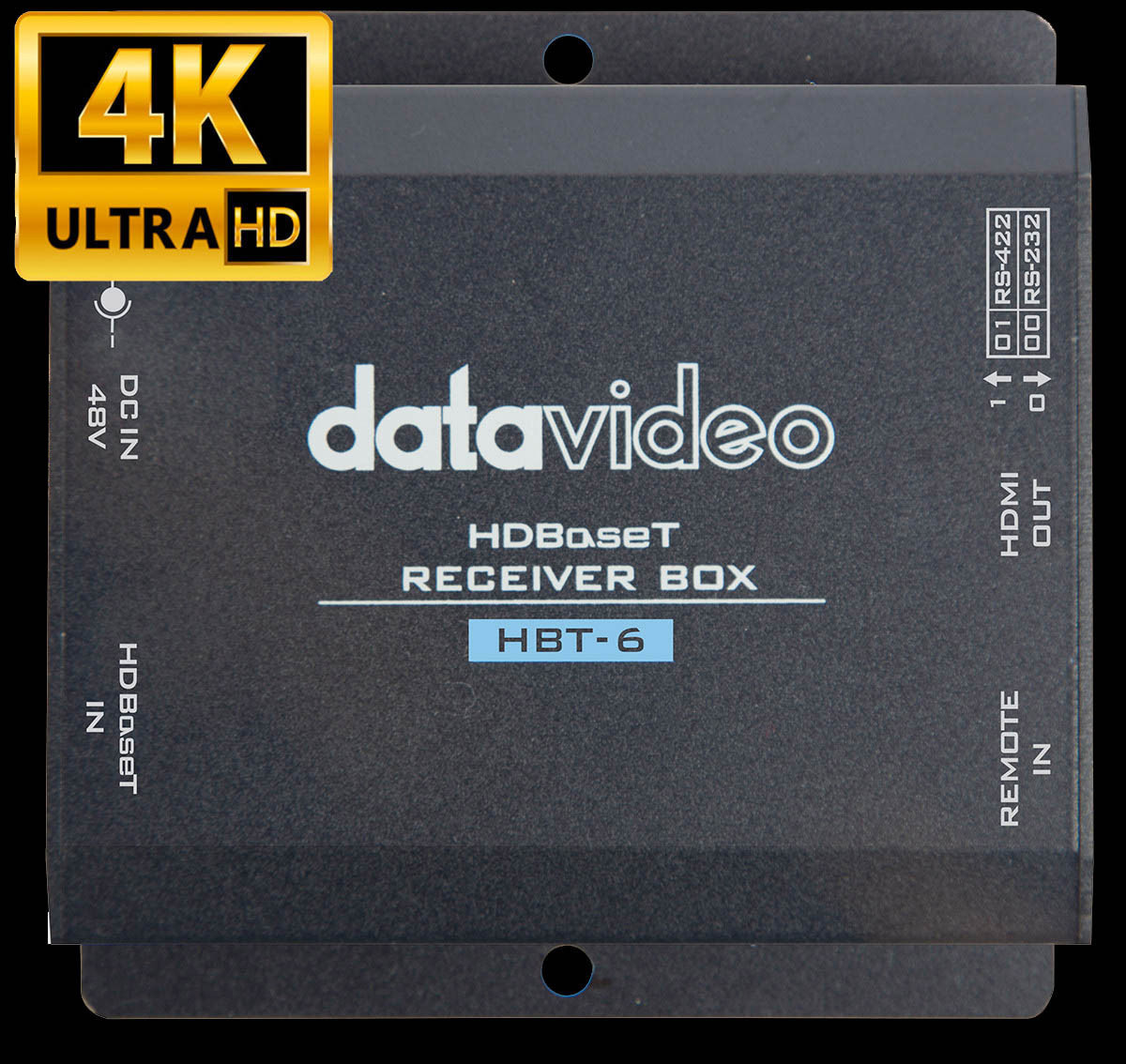 Der HBT-6 unterstützt 4K Ultra HD