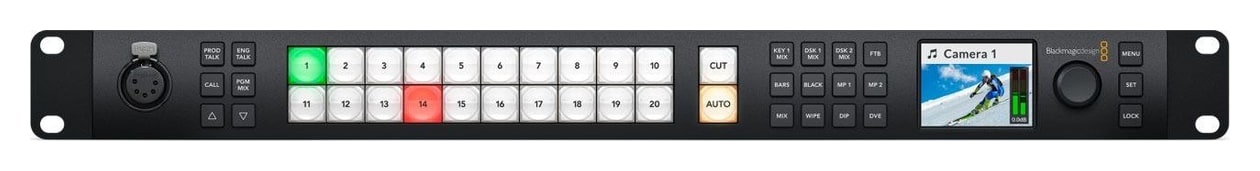ATEM 2 M/E Constellation HD – Bedienfeld direkt an der Front
