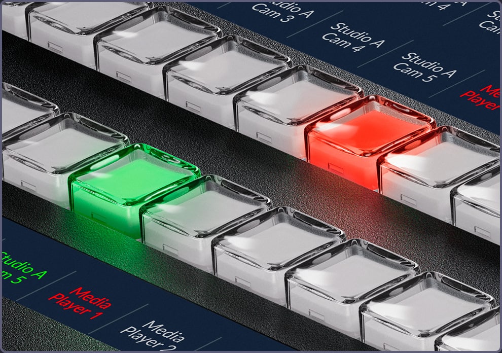 ATEM 2 M/E Advanced Panel 40 – Quellentasten mit LCD-Labels