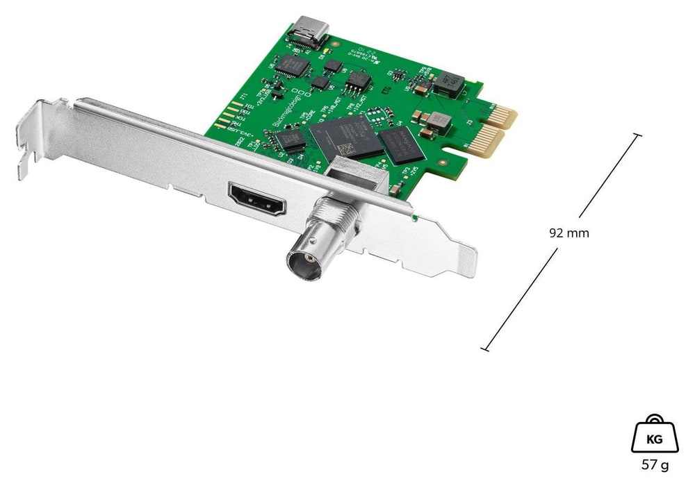 DeckLink Mini Monitor HD – Low Profile, zwei Slotblenden
