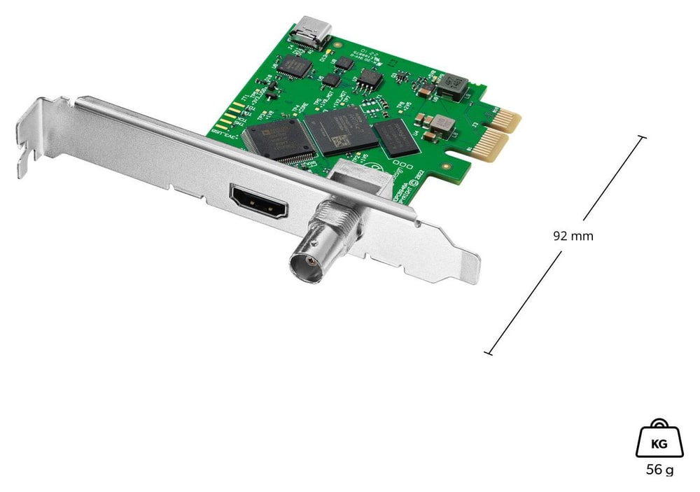 DeckLink Mini Recorder HD – Low Profile, zwei Slotblenden