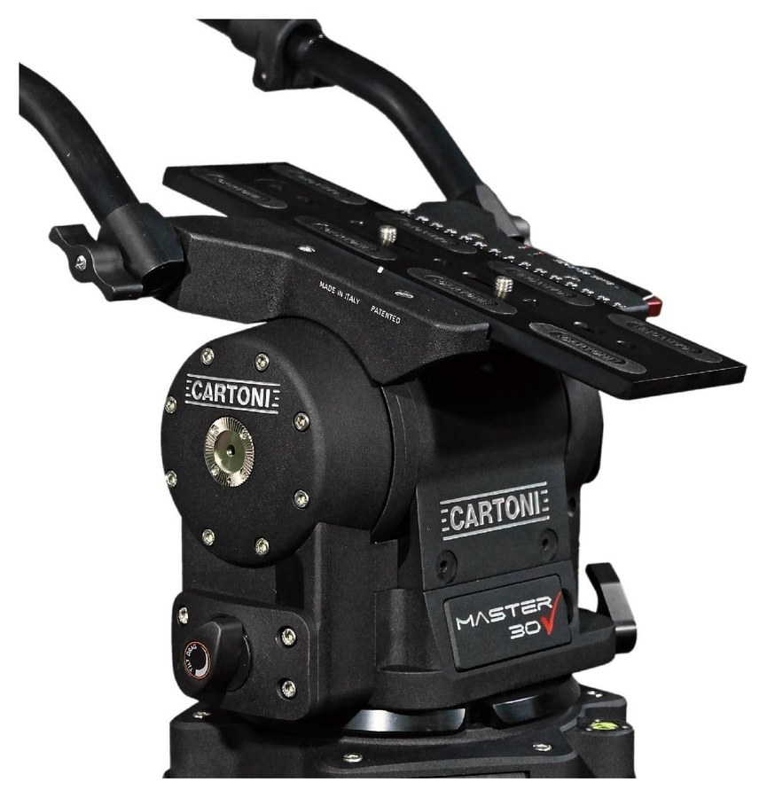 Cartoni Master 30 Studio 2-St ALU System – Fluidkopf Master 30