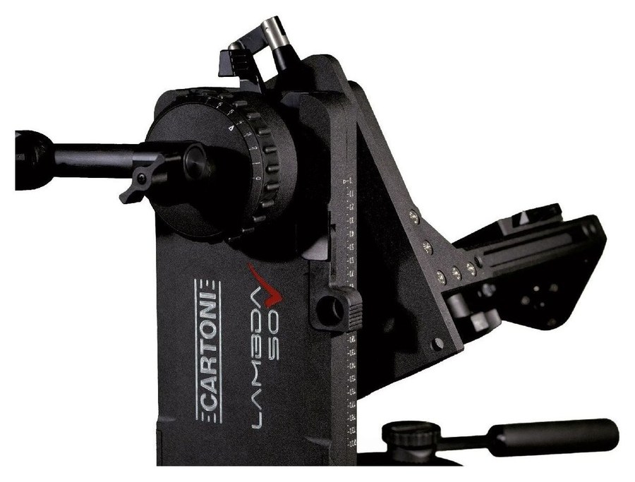 Cartoni Lambda 50 Nodalkopf – Schlitten und Skalen
