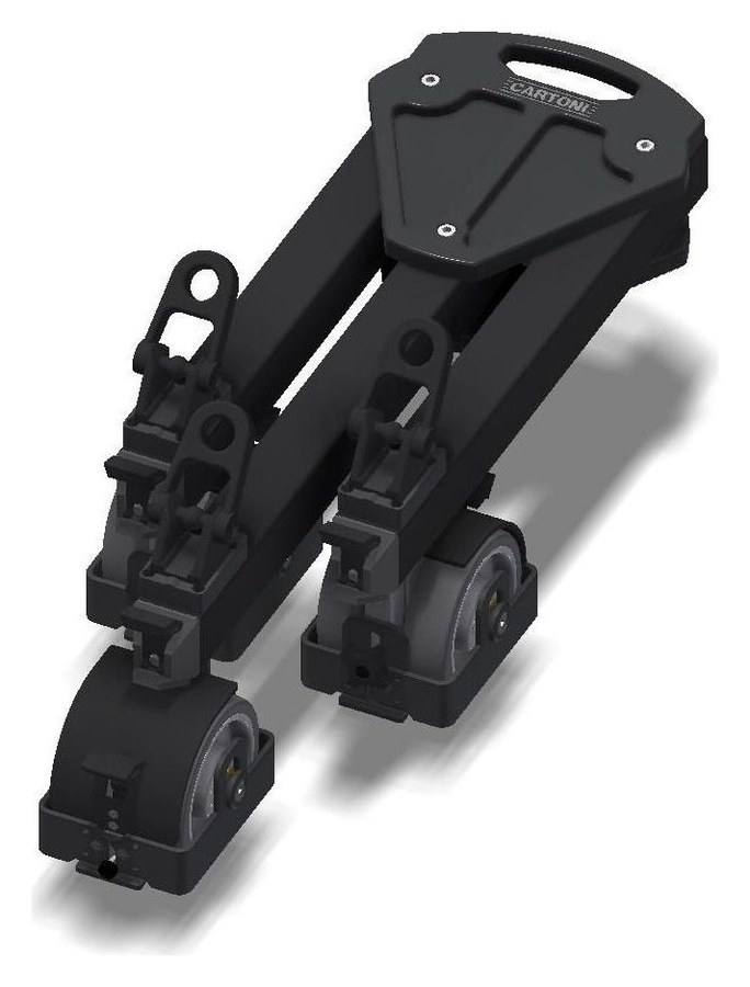 Cartoni D837 Dolly Studio – Zusammengeklapptes Dolly