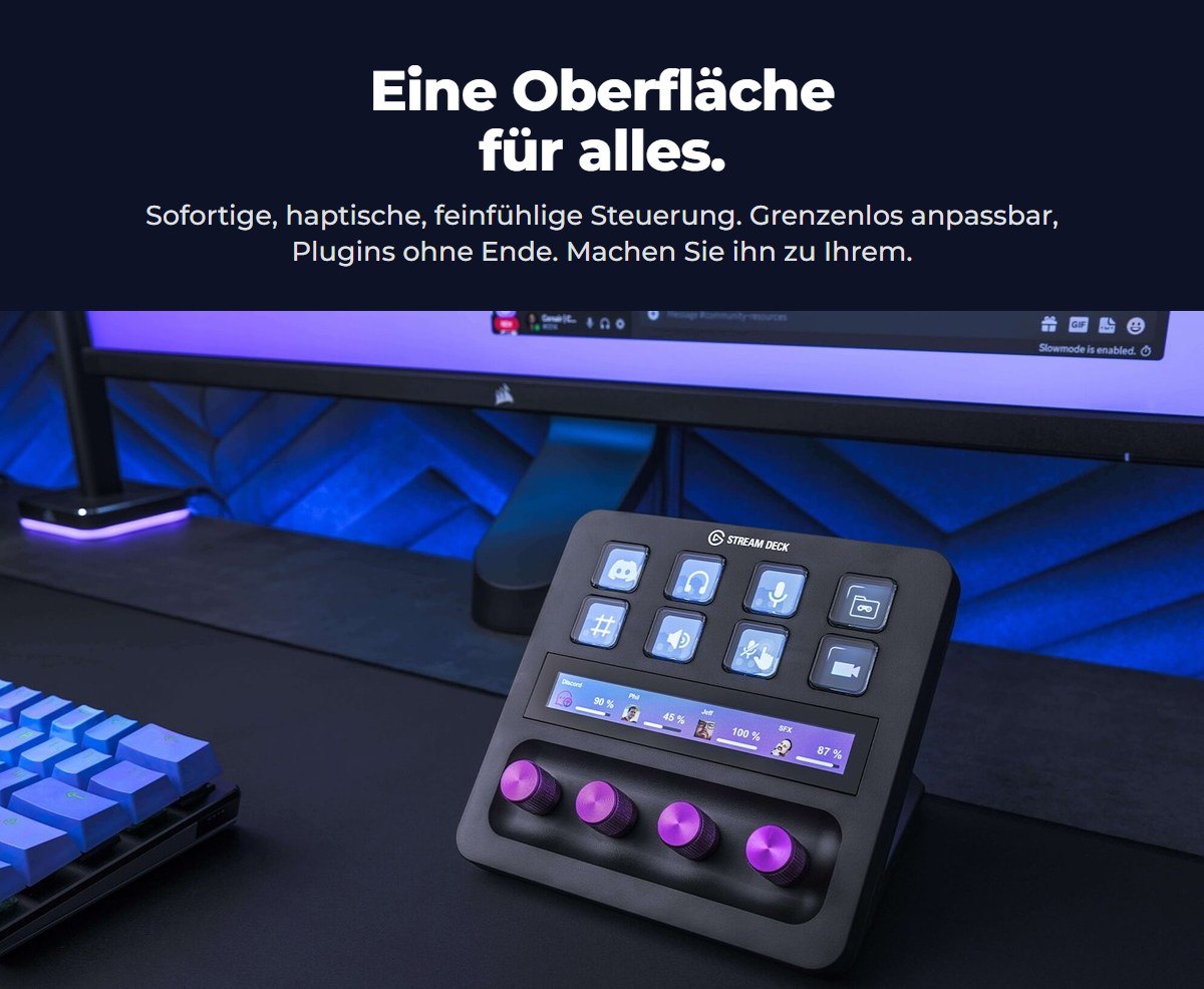 Eine Oberfläche für das ganze Setup