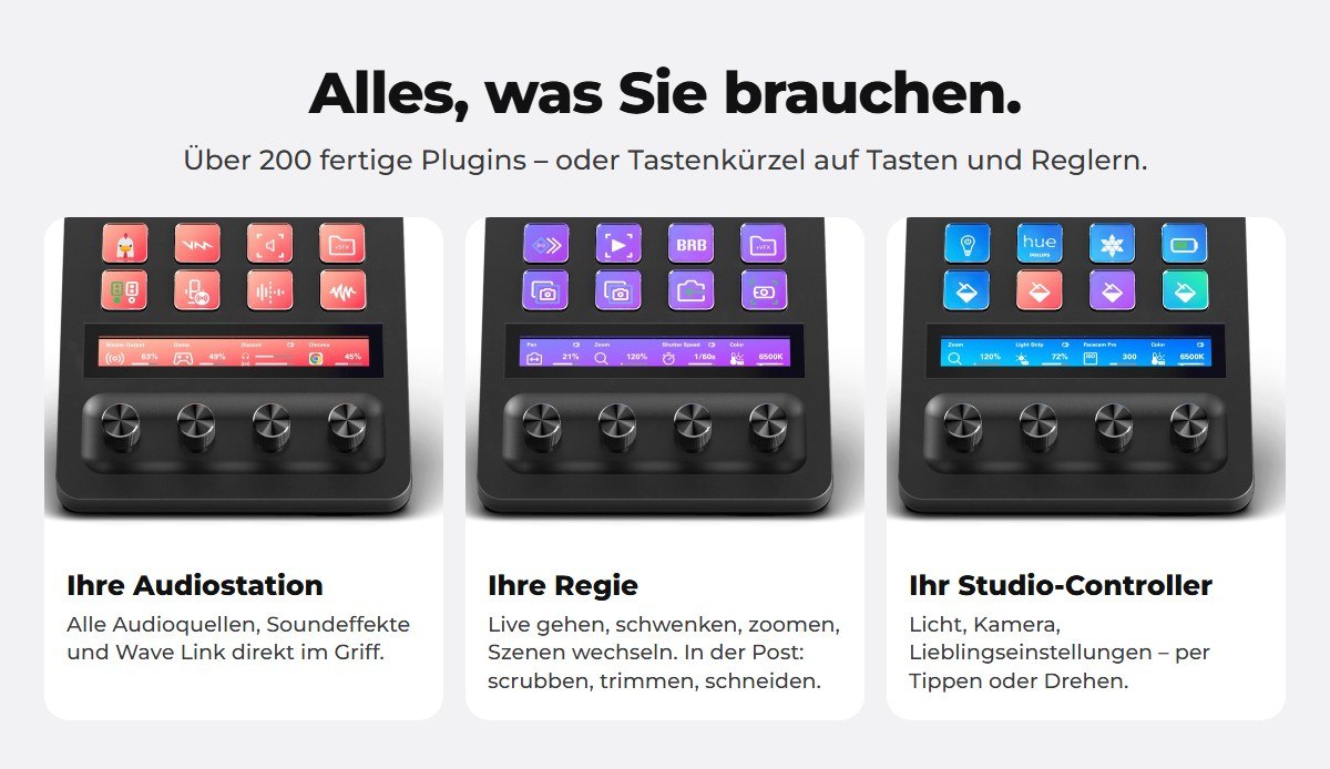 Für Audio, Streaming und Studio