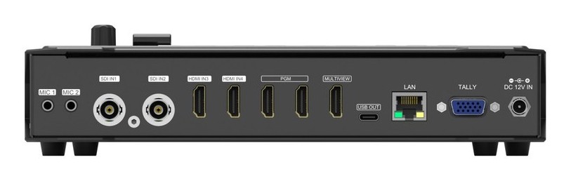 AVMATRIX HVS0403U – Anschlüsse auf der Rückseite