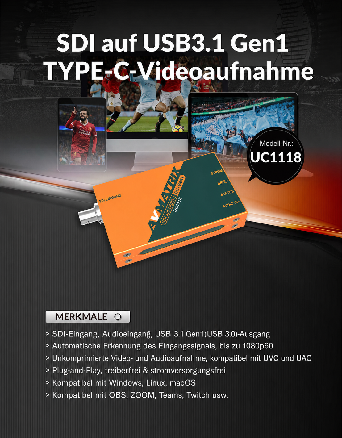 AVMATRIX UC1118