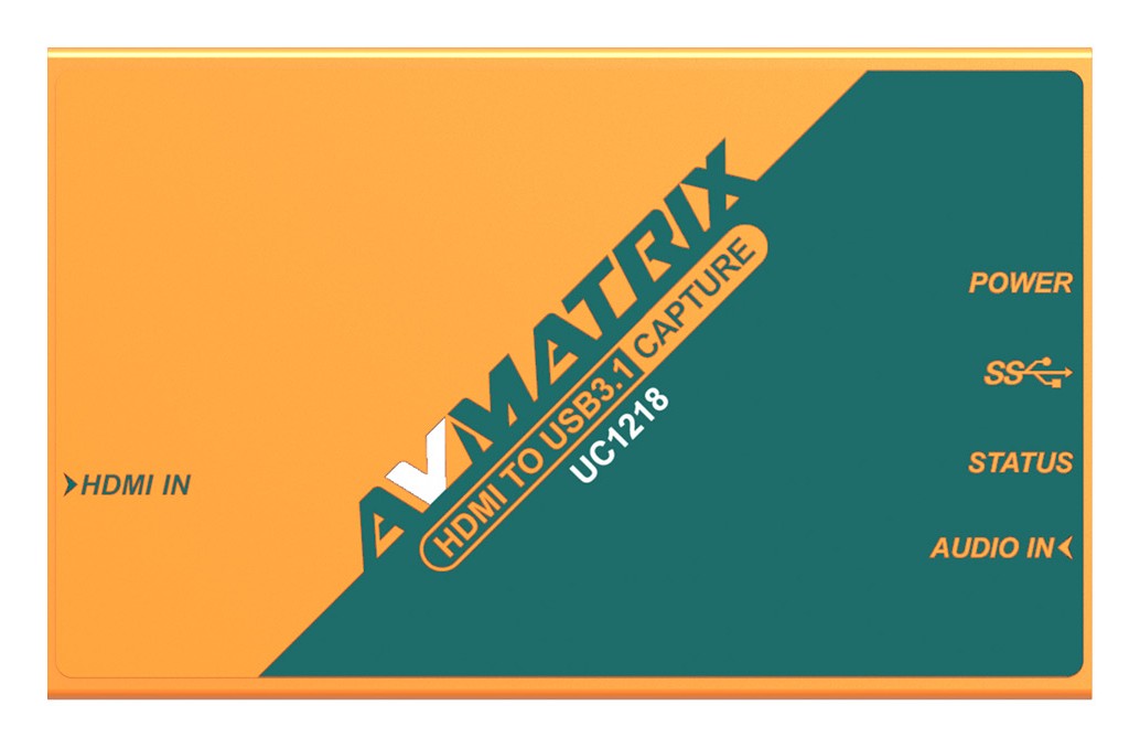 AVMATRIX UC1218 – Ansicht des Geräts