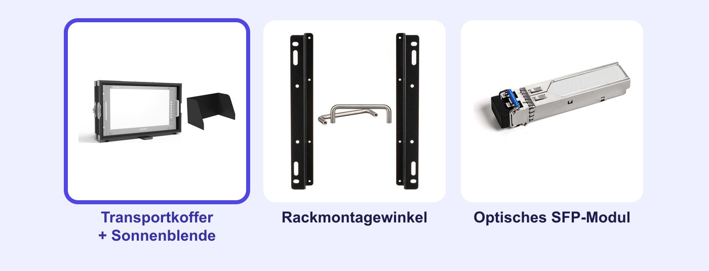 Optionales Zubehör für den Monitor Lilliput Q24