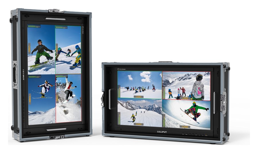 Lilliput PVM220S Koffer + Blende – Quer und hochkant