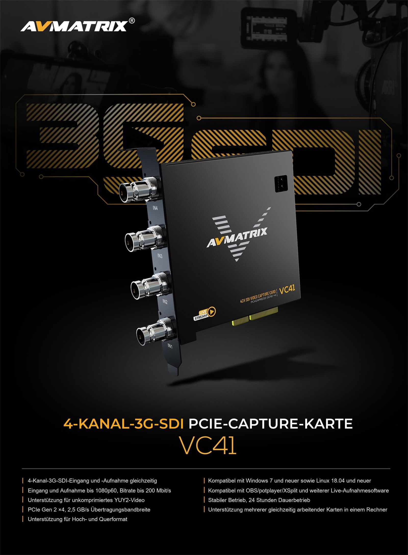 AVMATRIX VC41 – Infografik