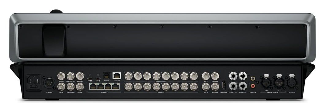 ATEM Television Studio 4K8 2TB – Integrierte Netzversorgung und 12-V-Reserve