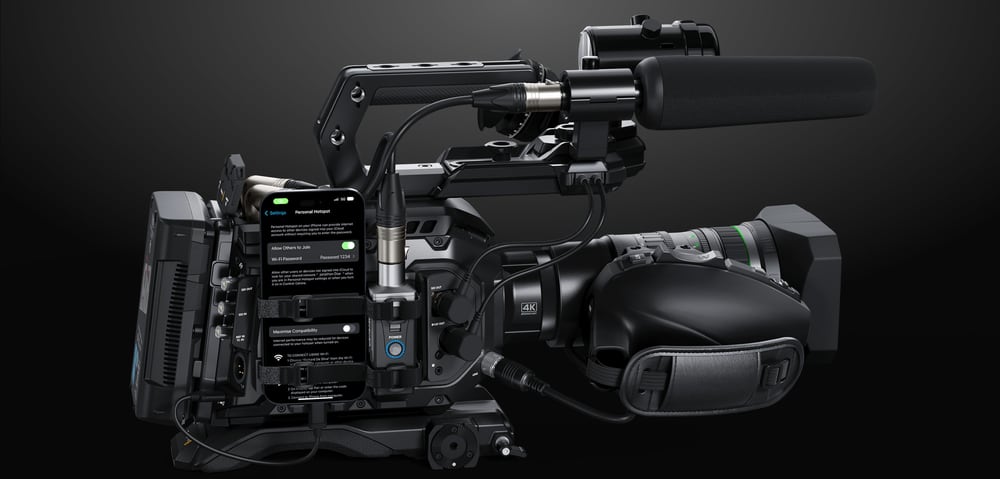 Blackmagic Design URSA Broadcast ENG Kit – Ein Griff für die Arbeit aus der Hand
