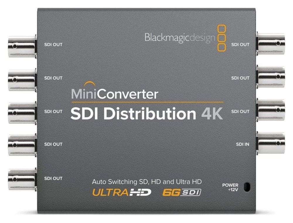 Mini Converter SDI Distribution 4K – Acht SDI-Ausgänge für den ganzen Arbeitsplatz