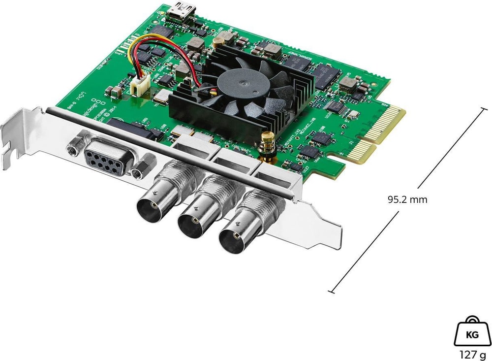 DeckLink SDI 4K – Abmessungen und Einbau