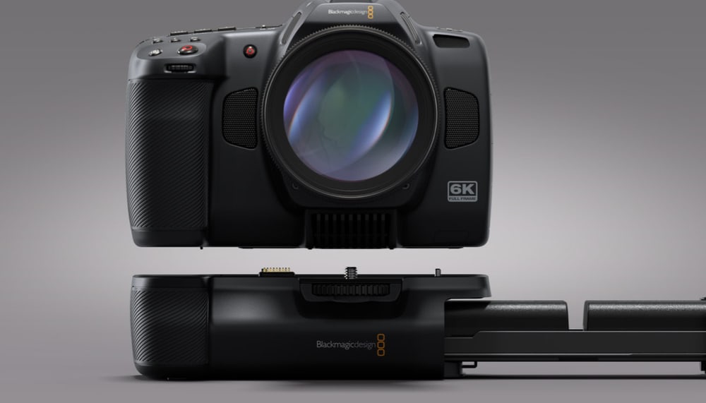 Blackmagic Cinema Camera 6K – Strom per Akku, 12 V und USB-C