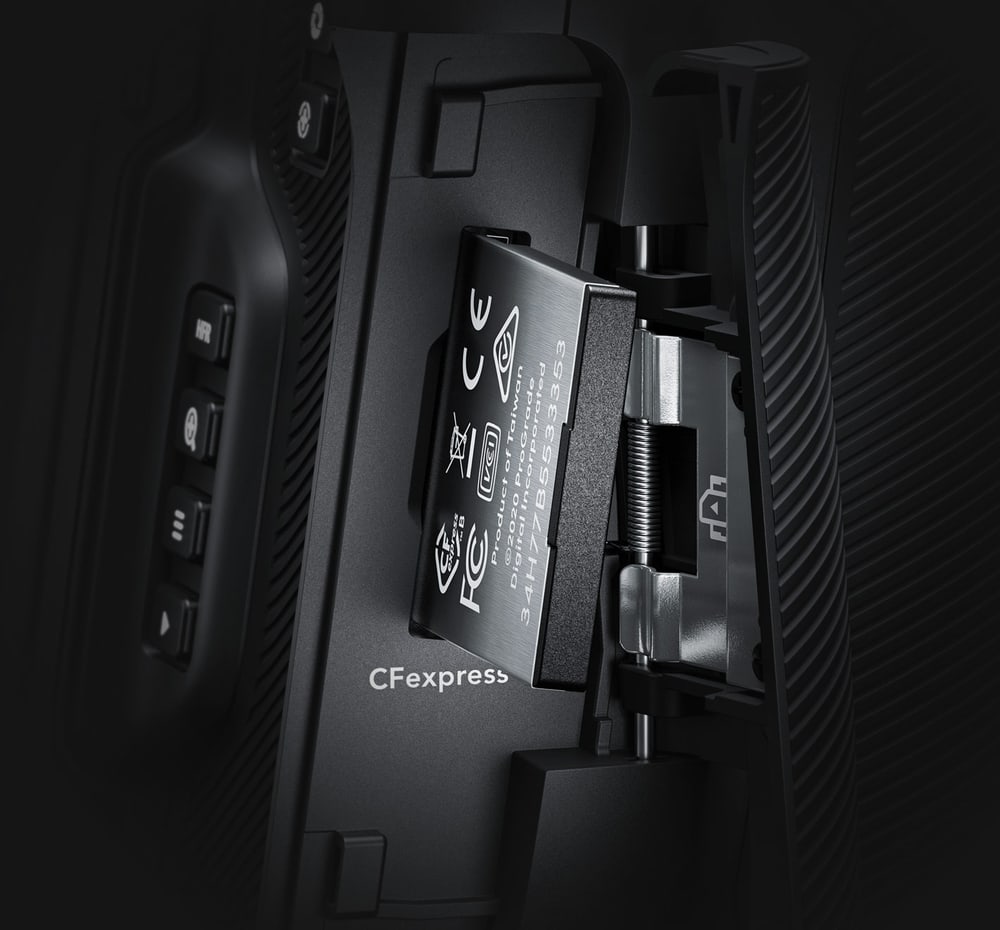 Blackmagic Cinema Camera 6K – CFexpress und externe Laufwerke