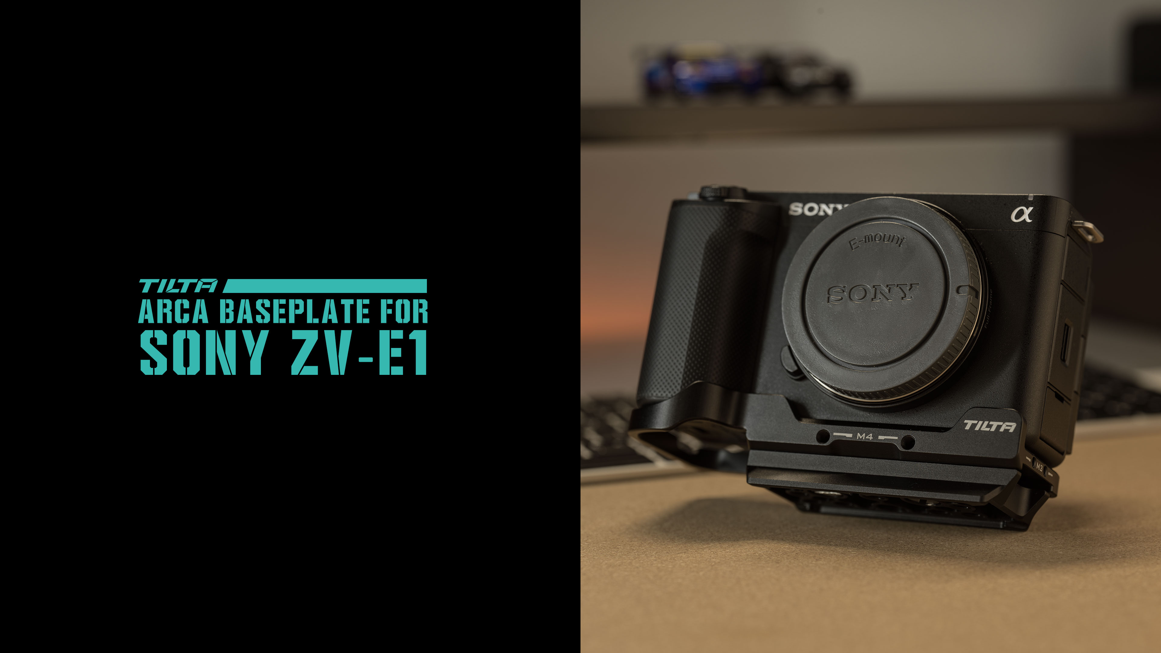 Arca Baseplate for Sony ZV-E1 - Black Arca Baseplate for Sony ZV-E1 - Black