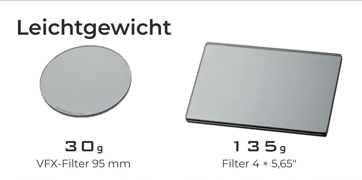 Geringes Gewicht