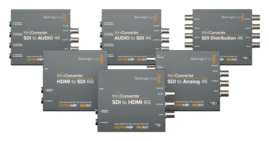 Mini Converter Audio to SDI 4K – 6G-SDI-Serie der Mini Converter
