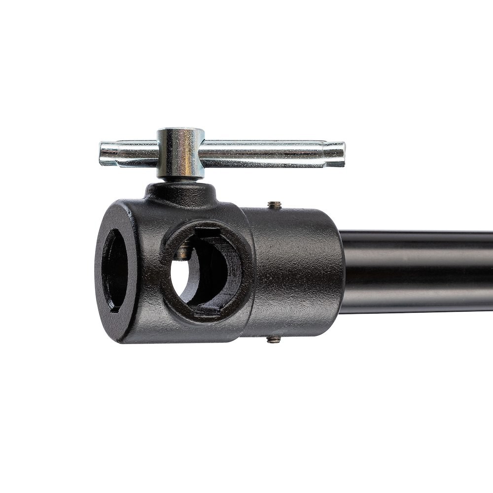 Detail der dreiteiligen Konstruktion Manfrotto 272B