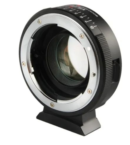 Širší záběr z Nikon F na MFT