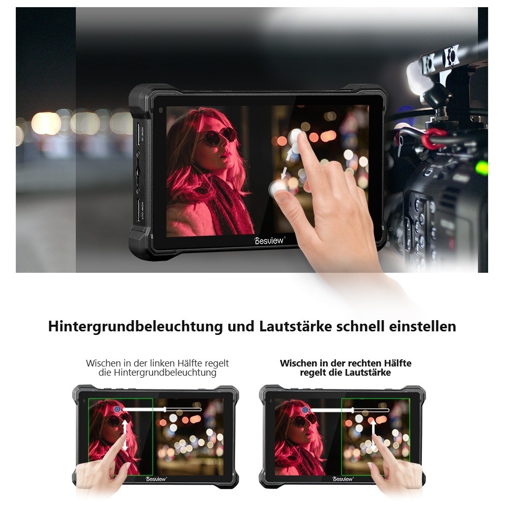 Desview R7SIII – Intelligente Touch-Bedienung