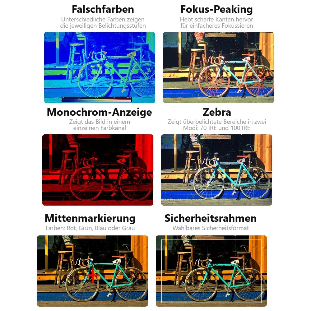 Desview R7SIII – Hilfsfunktionen im Überblick