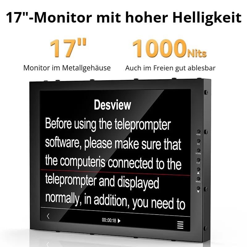 17"-Monitor mit 1000 cd/m²