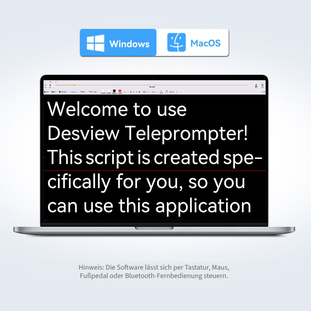 Software Desview Teleprompter