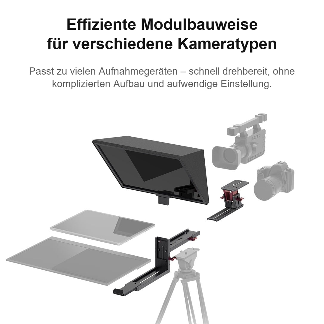 Modulbauweise für verschiedene Kameras