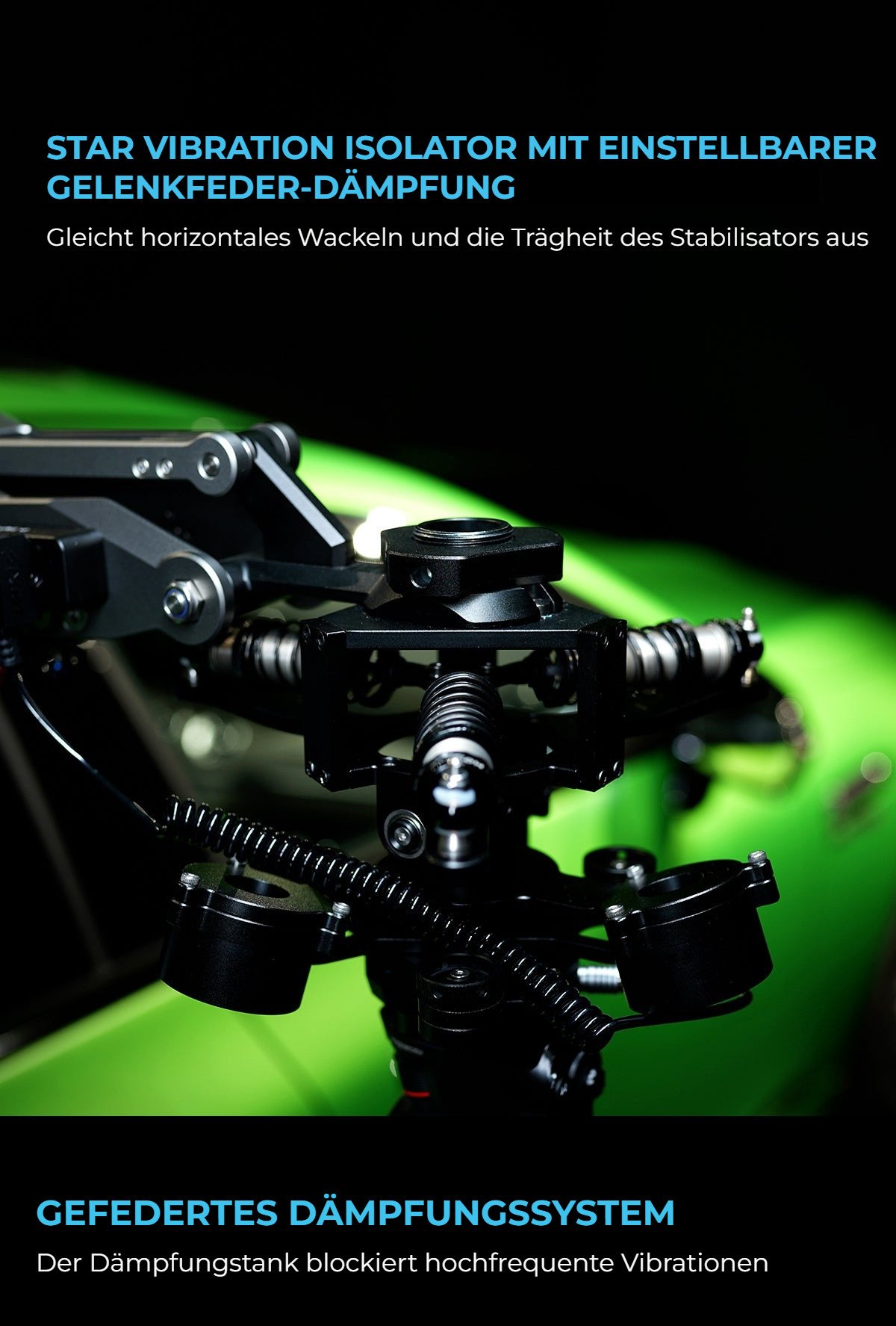 Star Vibration Isolator und Dämpfungssystem