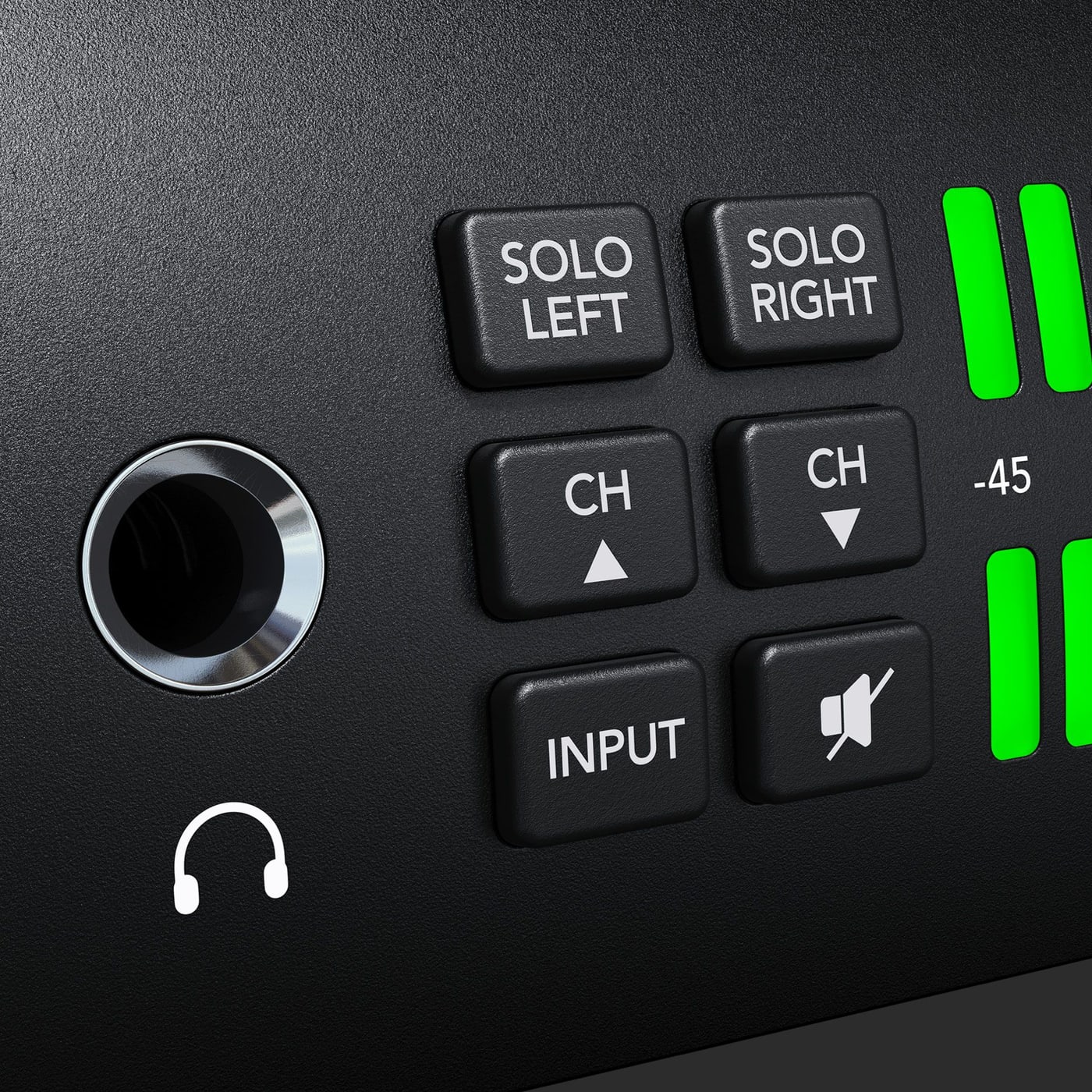 Blackmagic Audio Monitor 12G G3 – Bedienung am Bedienfeld